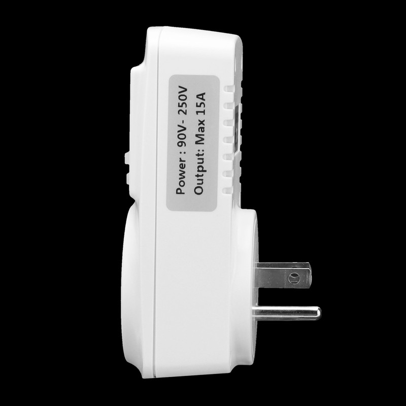 15A Programmable Outlet Timer Socket Automatic Power Off for Home