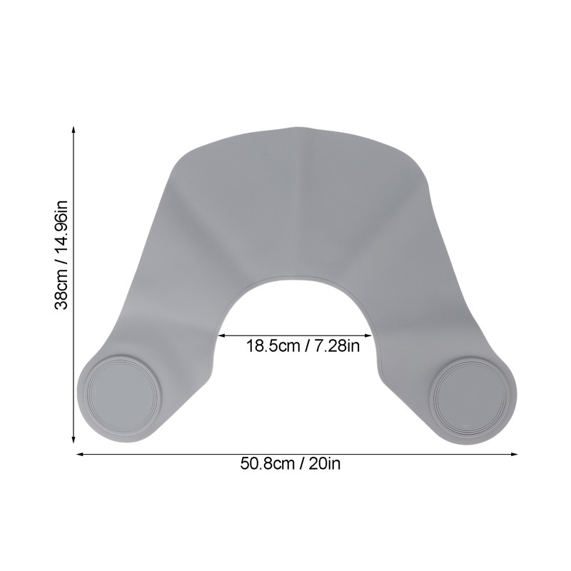 Haircut Neck Collar Soft Silicone Waterproof Hair Coloring Dyeing Neck