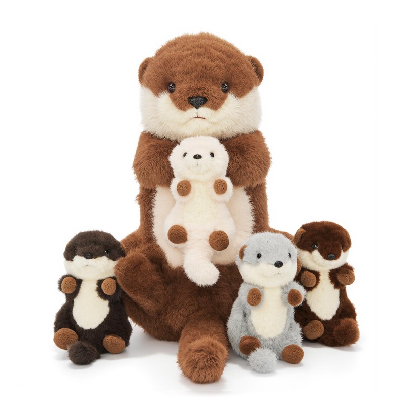 OUOZZZ 18.5" Otter Stuffed Animal 5-in-1 Otter Plush Toy for