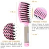 Hair Brush + 5 Scrunchies - Anti Pull - Massage