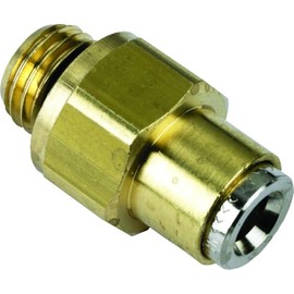 Brass Straight Studs Metric Push-in Air Brake M16X1.5, 12MM Pack Qty 3