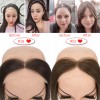 SEGO Real Remy Human Hair Hairline Patches Topper Hand-Tied Full