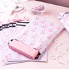 RUSPEPA 100 Pcs Pink Bow Poly Mailer, Coquette Bowknot Waterproof