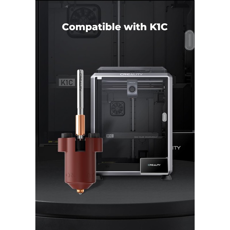 Creality K1C/K1 MAX/K1/K1 SE Ceramic Heating Block Kit with Quick-Swap