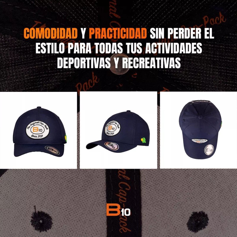 B10 Gorras Unisex B10 Gorras Deportivas Con Bolsillo Secreto