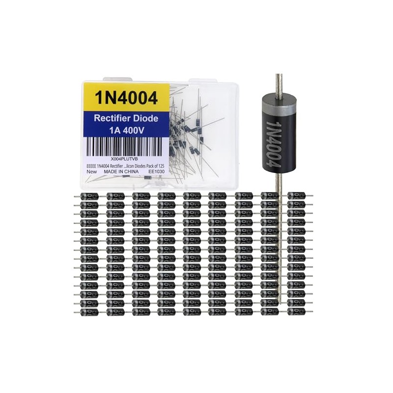 EEEEE 1N4004 Rectifier Diode (125pcs) 1A 400V 400 Volt 400V
