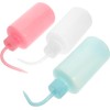 Tofficu Botella de Limpieza para Pestañas Boquilla Curva de 250ml,