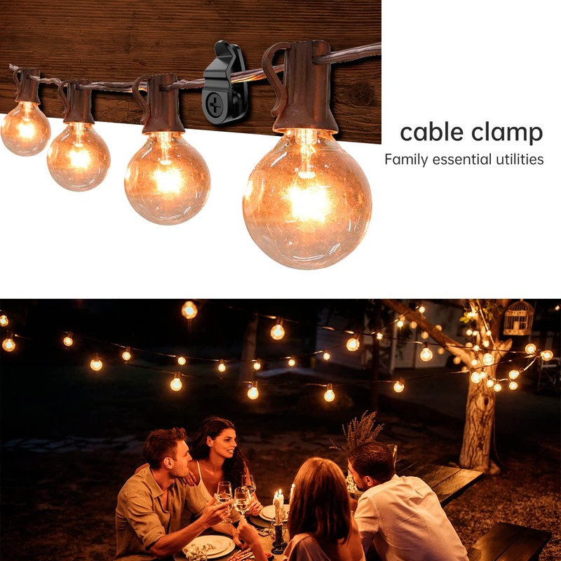 String Light Hanger Hooks,Screw in Hooks for Hanging Christmas Light,Led