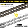 FITTOO Single Speed Bike Chain 1/2 x 1/8 Inch 114