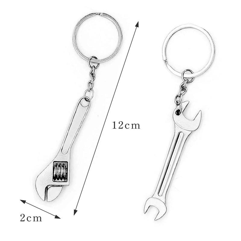 Monkey Wrench Mini Screwdriver Tool Key Chain Clip Mini Adjustable
