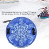 Snow Tube with Handle PVC 450lbs Load Bearing Blue White