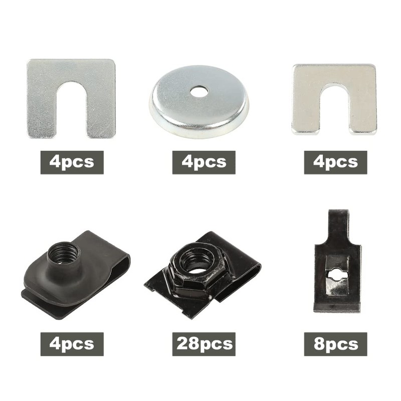 G-PLUS Auto Front End Sheet Metal Bolt Kit Compatible with