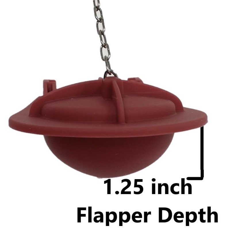 3.75 Inch Silicone Flapper Replacement,2.6-inch Wings