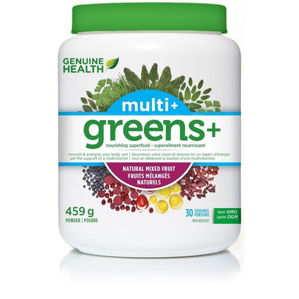 Genuine Health Greens+ Multi+ Mixed Fruit 459g