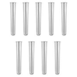 FineInno 9Pcs Acrylic Clear Test Tubes for Vase Resin Mould, Transparent Test Tubes for DIY Plant Propagation Station,Flower Holder, Resin Crafts Home Decor
