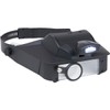 Carson LumiVisor Head Magnifier - Black Head Visor with LED