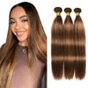 Brown Highlight Bundles Human Hair P430 Human Hair Bundles Chocolate