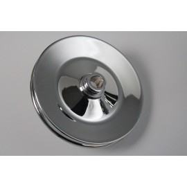 espeedpro21 CHROME POWER STEERING PULLEY SINGLE GROOVE V-BELT KEY WAY SAGINAW GM SBC BBC