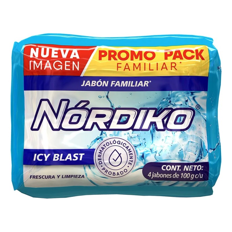 Jabón Barra Nordiko Familiar 405 Pack