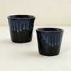 seicasaya 3.5 oz Espresso Cups Set of 2 Ceramic Demitasse