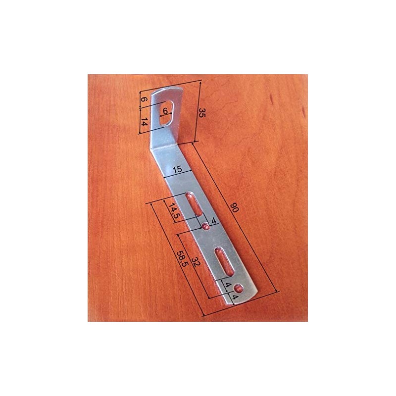 Wall Mount Tilt Protection Cabinet Fixing Furniture Bracket (10, 90