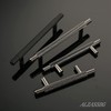 Alzassbg 10 Pack Black Nickel Cabinet Pulls, 3 Inch(76mm) Hole