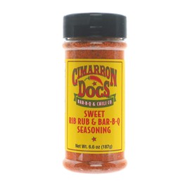 Cimarron Docs Sweet Rib Rub & Bar-B-Q & Chili Seasoning, 6.6 oz