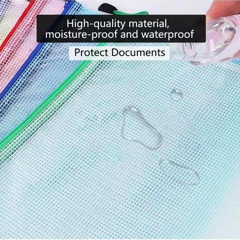 Plastic Wallets - 12 Pcs Zip Lock Bags Plastic Folders