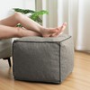 Pouf Ottoman Stuffed Modern Foam Filled Foot Rest Poufs for