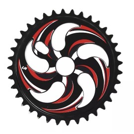 Bicicleta Disco De Acero Negro 36 Dts Lineas Rehilete