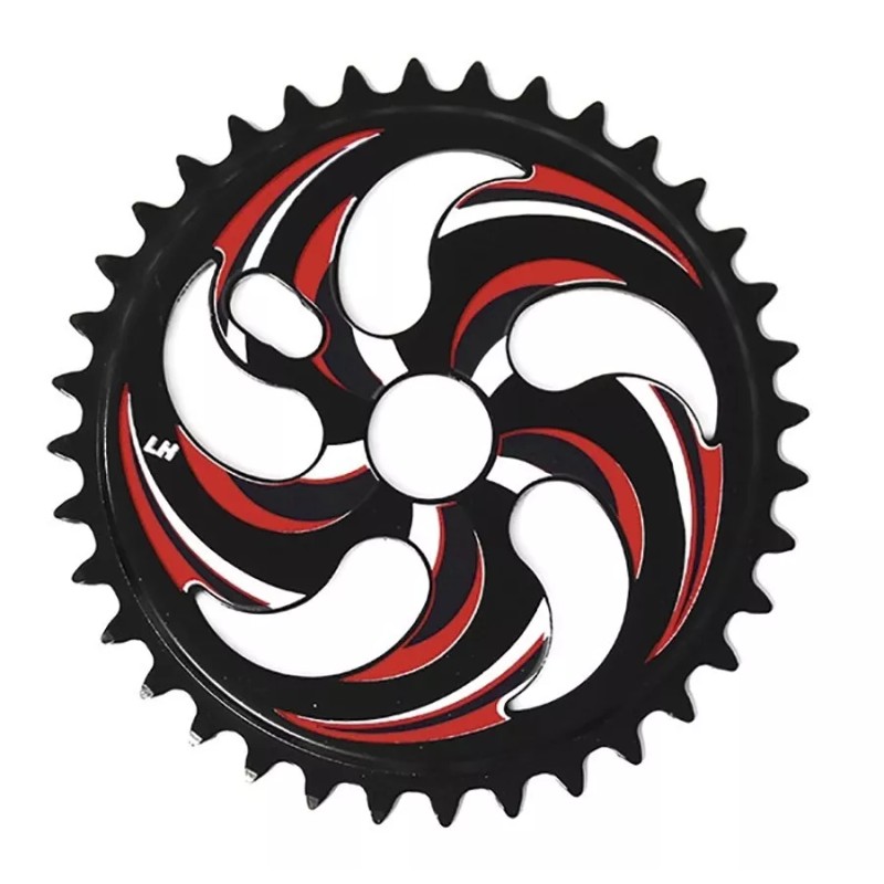 Bicicleta Disco De Acero Negro 36 Dts Lineas Rehilete