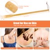 NICEMOVIC 6 Pack Wooden Bamboo Back Scratcher for Men Women