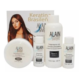 Alain Sivert Keratina Brasilena Kit 4 Pasos