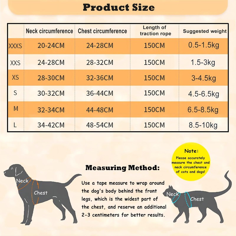 GIAPINST Dog & Cat Harness, Step-in Reflective Breathable Mesh Vest