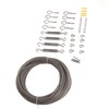 304 Stainless Steel Wire Rope Set with Hook Ring Screws