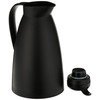 Alfi Glass Vacuum Frosted Plastic Carafe, 1 L, Black (AG2800BK2)