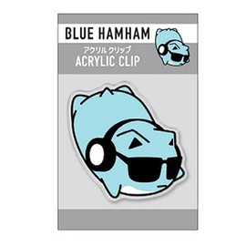 Blue Hamham [Clip] Acrylic Clip/Gray BLUE HAMHAM