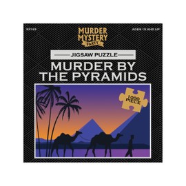 Murder Mystery Party, Classic Mystery Jigsaw Puzzle, Murder by The Pyramids, 1,000 Piece Jigsaw Puzzle