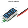 Greluma Pack of 5 0.28 Inch Mini Digital DC Voltmeter,