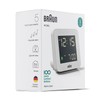 Braun Digital Alarm Clock with Snooze, Negative LCD Display, Quick