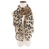 YOUR SMILE Ladies/Women's Lightweight Floral Print/Solid Color mixture Shawl Scarf