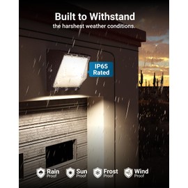 Sunco Wall Pack LED Exterior Light, Dusk to Dawn Outdoor Commercial Lights, 7000LM, 45W, 5000K Daylight, Dimmable (0-10V), Wet-Rated, Photocell Sensor UL, DLC.
