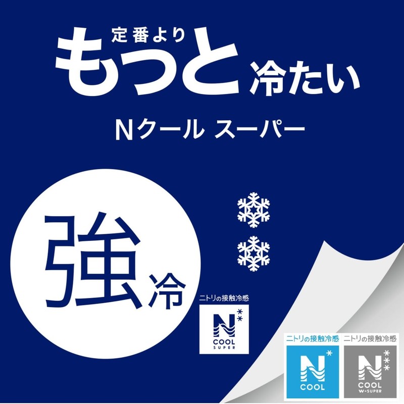 Nitori N Cool Super Double-Sided Pillow Pad (Teddy Bear Pattern,