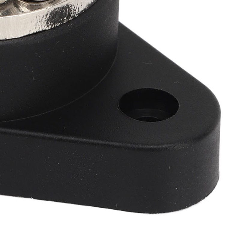 Distribution Stud Junction Post Black 3/8in 300A with Transparent Cover