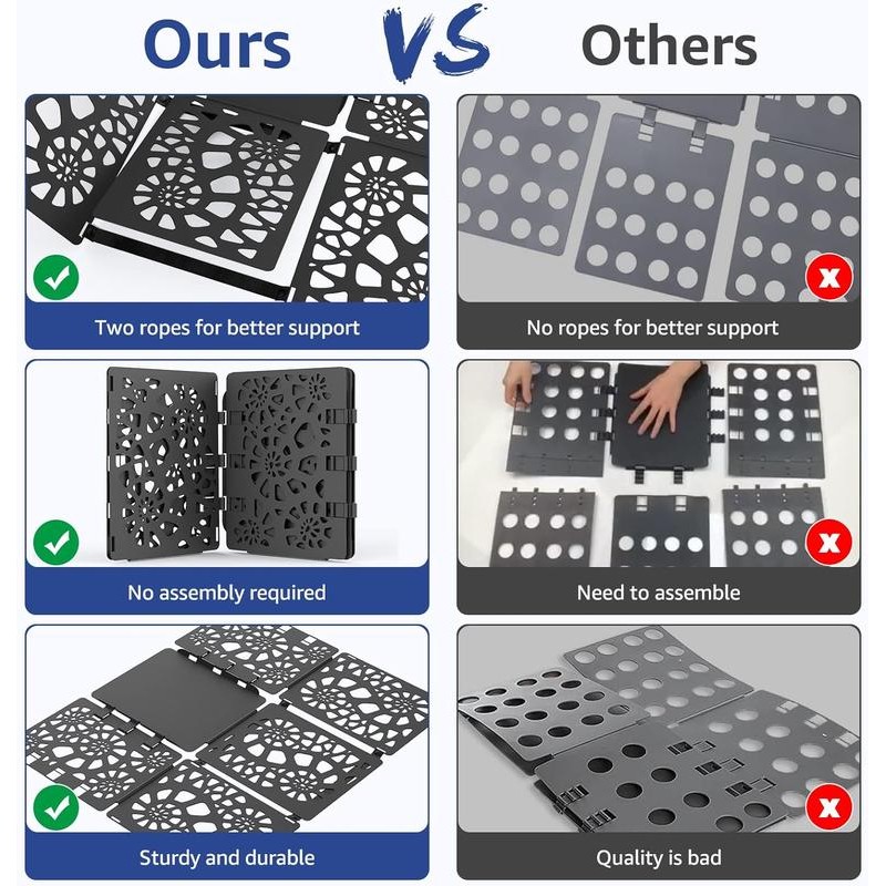 Shirt Folder V1-Plus Tshirt Folding Board Clothes Folder Easy and