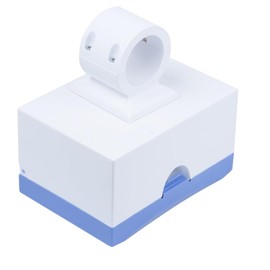 Dental Chair Tissue Box Rectangular6.7"(L) x 4.8"(W) x 4.0"(H) Flexible Fixation On Chairs for Use in Clinics, Hospitals, and Homes （Blue Type）