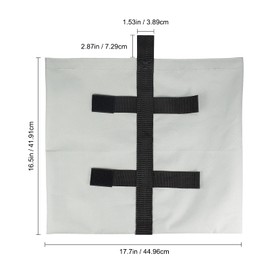 RIOGOO Pack of 4 Gazebo Sandbags Industrial Quality High Performance Double Stitched Sand Bag, Leg Weights for Pop-Up Canopy Tent, Weighted Feet Bag