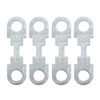 sourcingmap 4pcs 120A Flat Fuse Strip Metal for Car Automobile