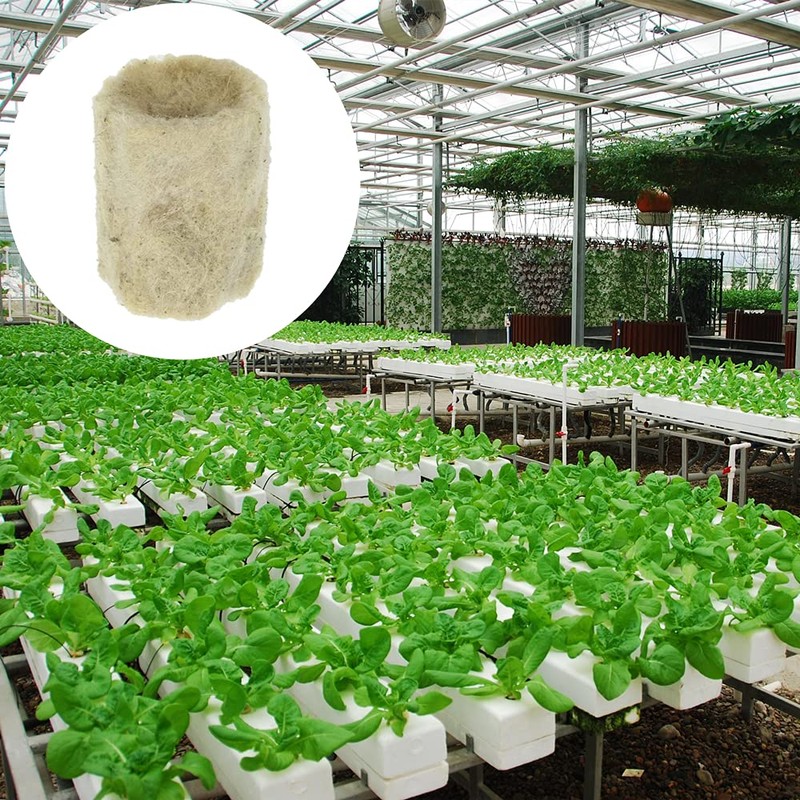 20 Pcs Rockwool Starter Plugs Hydroponic Seedling Blocks Soilless Cultivation