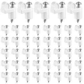 48 Pack 3/8 Inch Window Screen Clips Bulk, Screen Clip with Screws